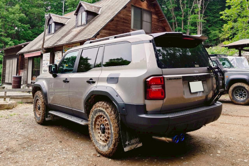 ランドクルーザー250のリヤ