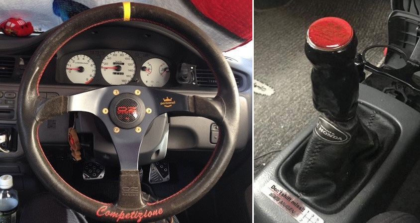 シビックコックピットとシビックシフトノブ