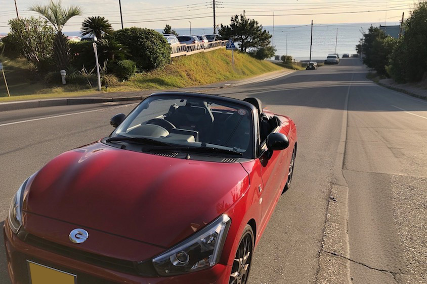 ダイハツコペン＠海辺