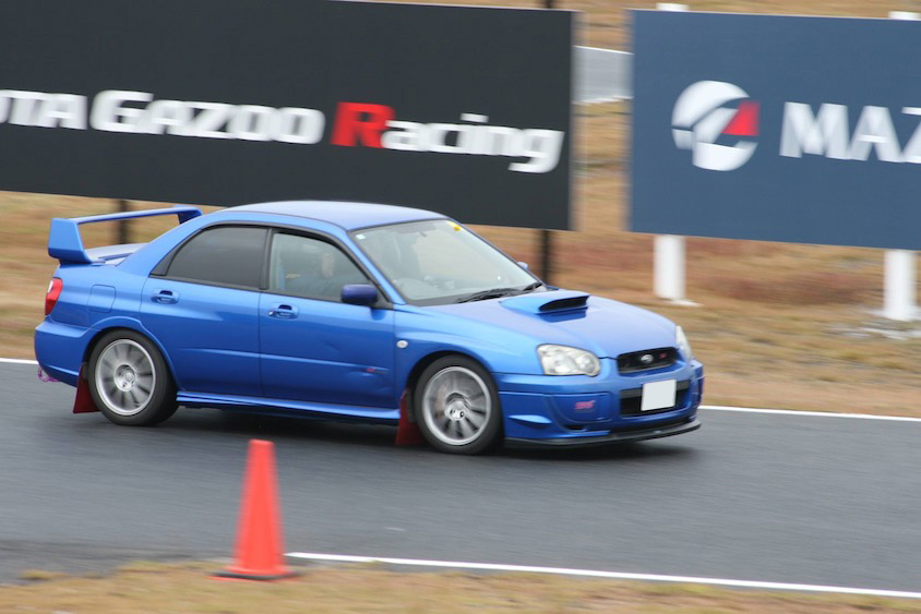 スバルインプレッサ＠サーキット走行