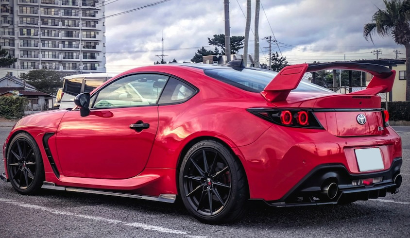 トヨタGR86左リヤ7:3