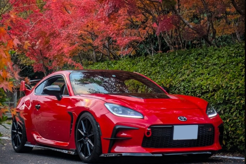 トヨタGR86＠もみじロード