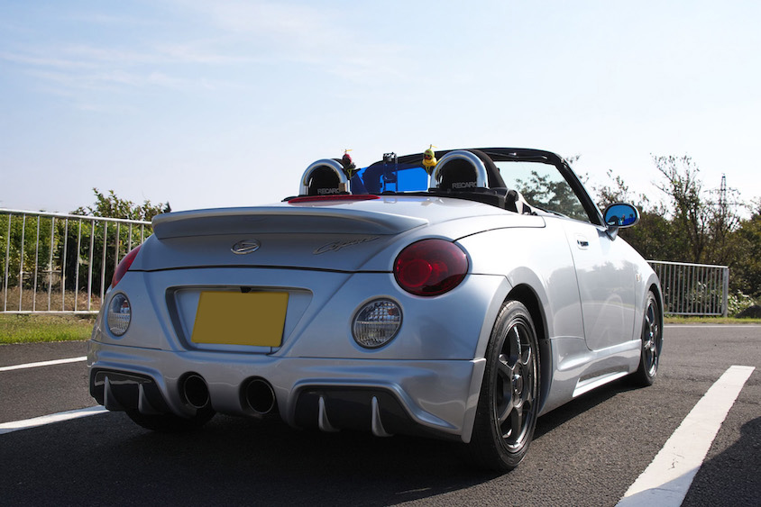 ダイハツコペンリヤビュー