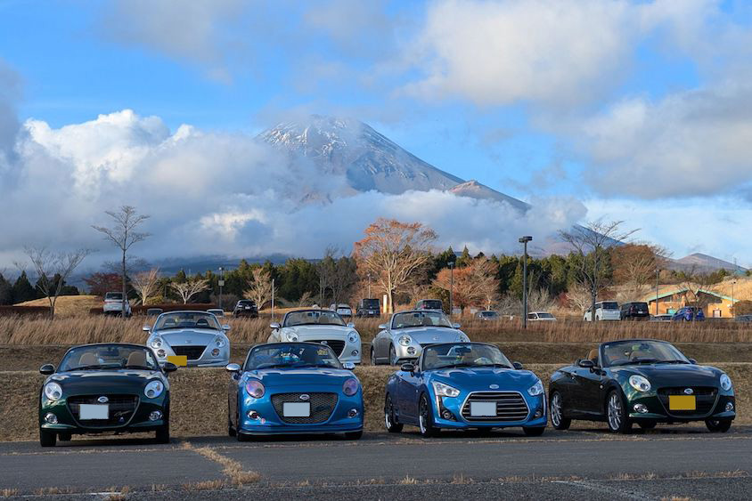 ダイハツコペンフロントビュー＠ミーティング