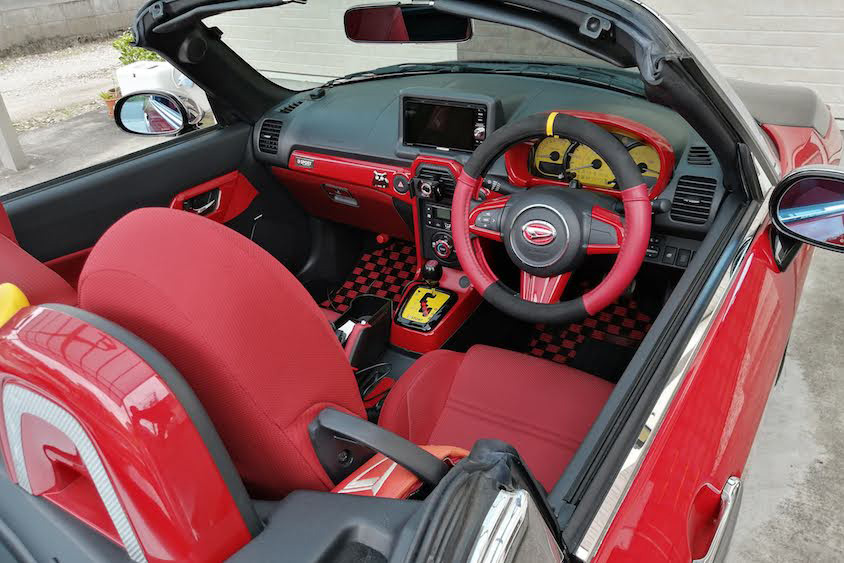 ダイハツコペンローブ室内