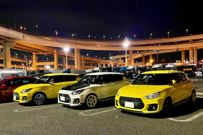 スズキスイフトスポーツ＠大黒PA