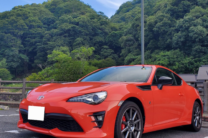 トヨタ86＠山間駐車場