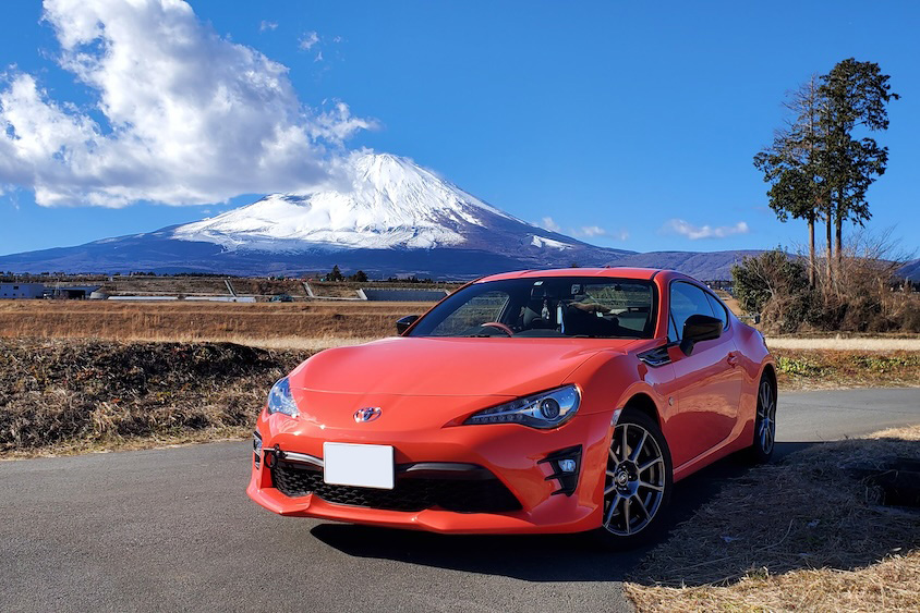 富士山とトヨタ86