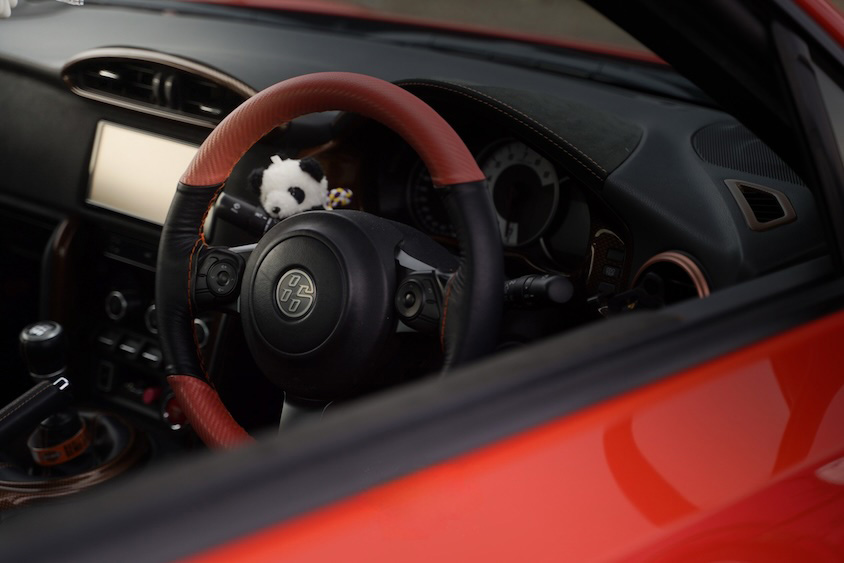 トヨタ86ステアリングホイール