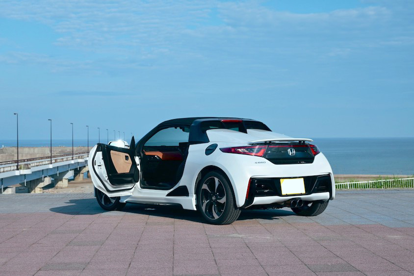 ホンダS660＠海遠景