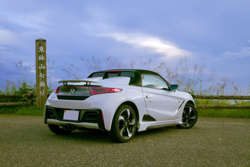 ホンダS660＠東鉢山七曲り展望台