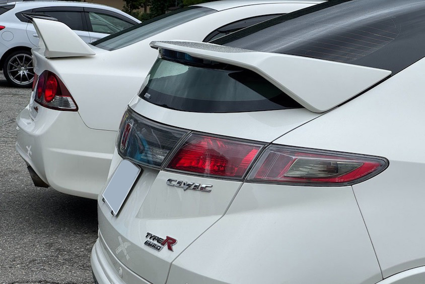 ホンダシビックタイプRの2台