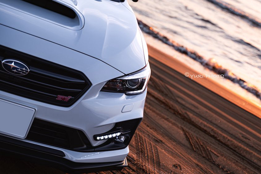 スバルレヴォーグ＠砂浜
