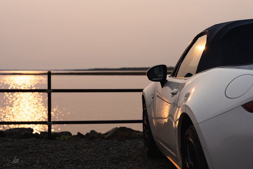 マツダロードスター＠海岸