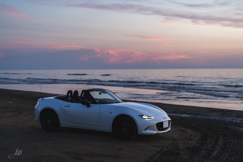 マツダロードスター＠夕景