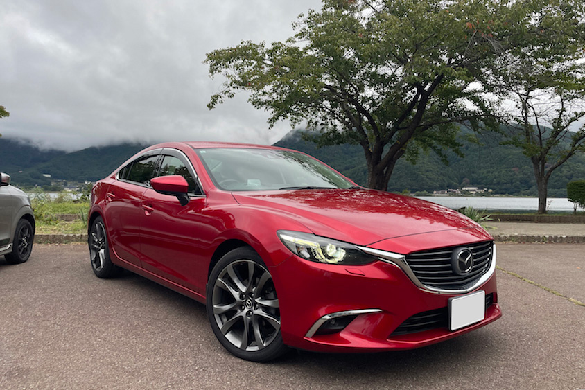 マツダアテンザ＠河口湖