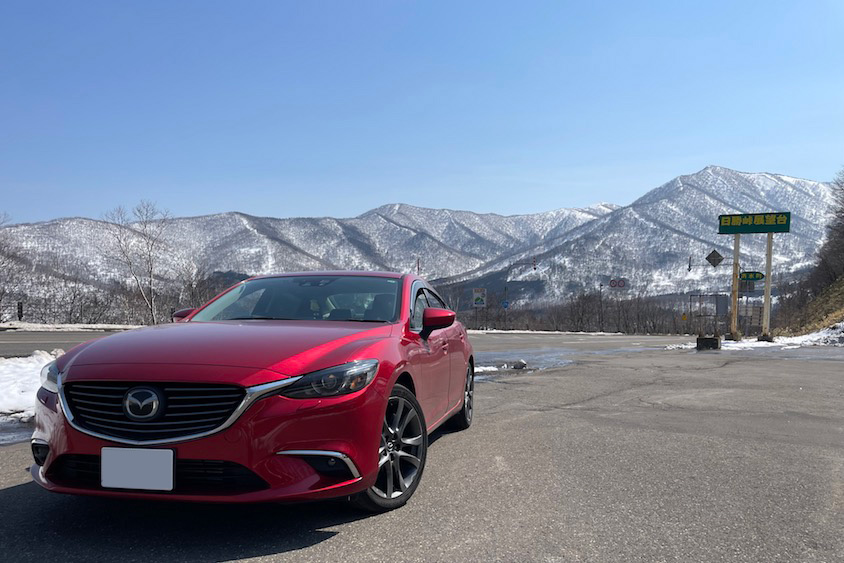 マツダアテンザ＠日勝峠
