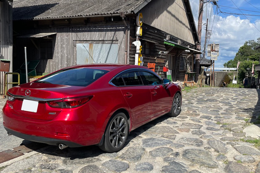 マツダアテンザ＠暗がり峠