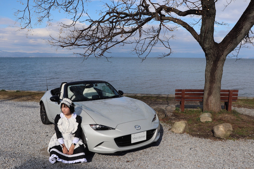 マツダロードスター＠湖畔