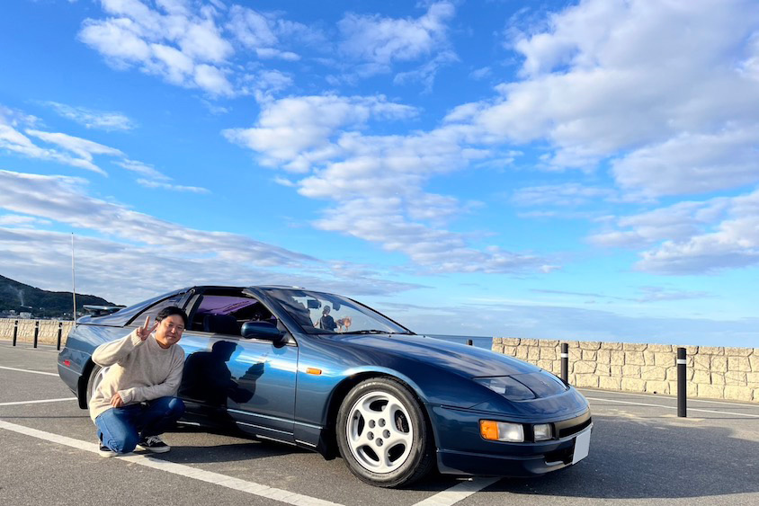 愛車と記念撮影