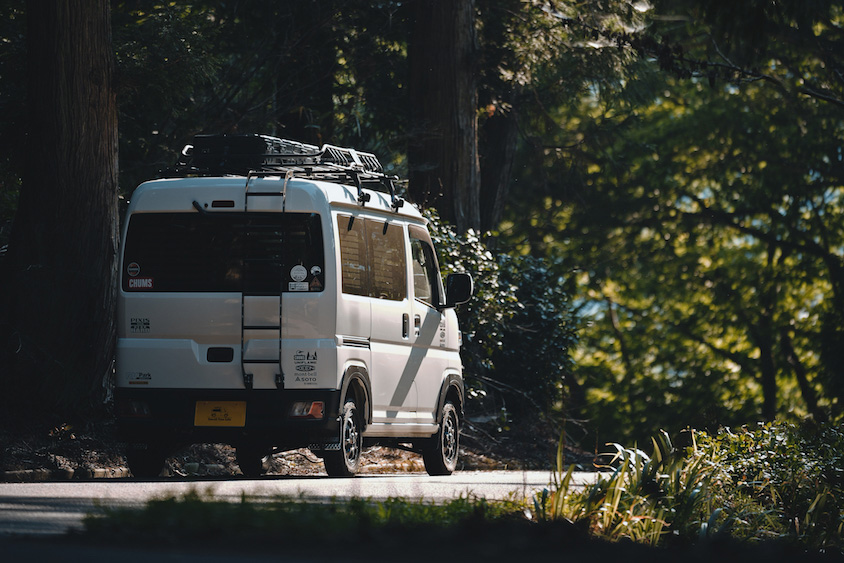 トヨタピクシスバン＠林道