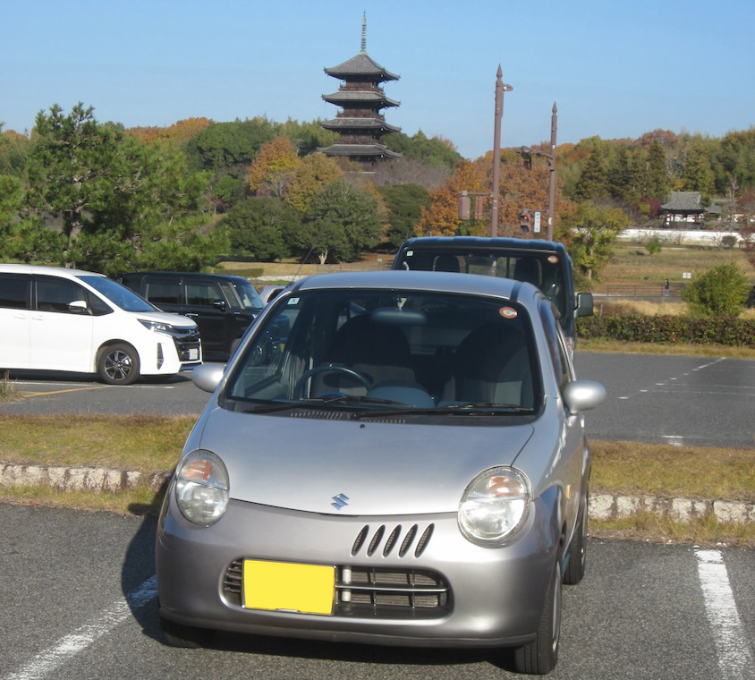 スズキツインと備中国分寺五重塔