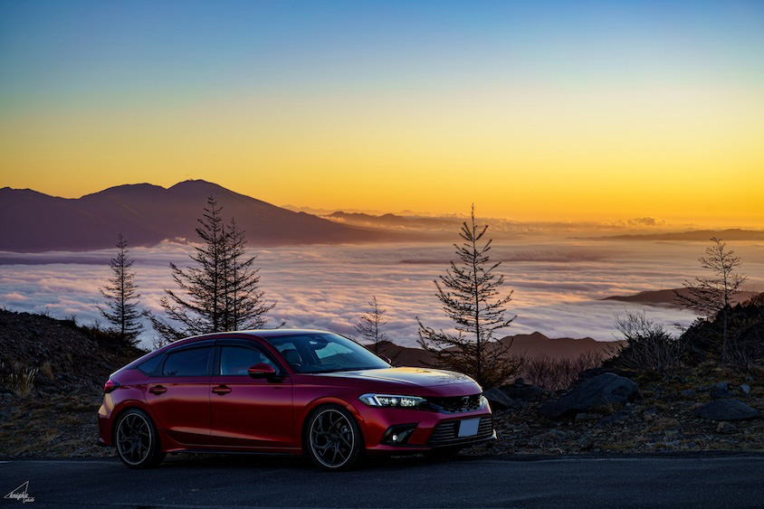 ホンダシビックと雲海