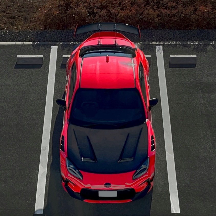 トヨタGR86上方から