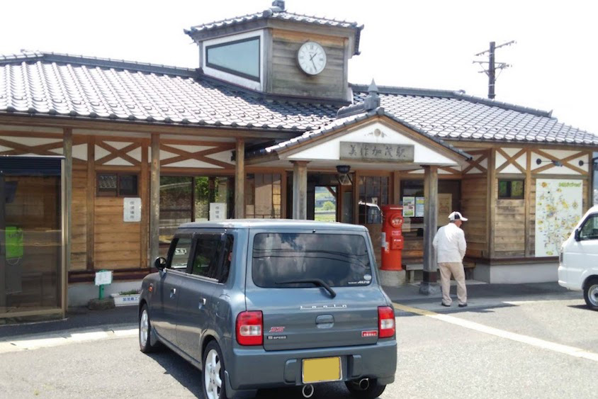スズキアルトラパン＠美作加茂駅