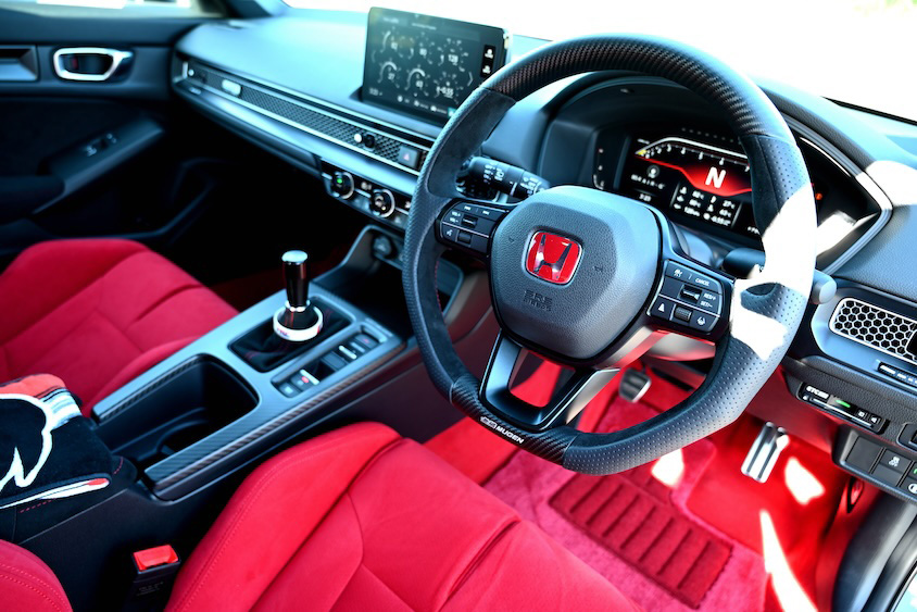 ホンダシビック運転席