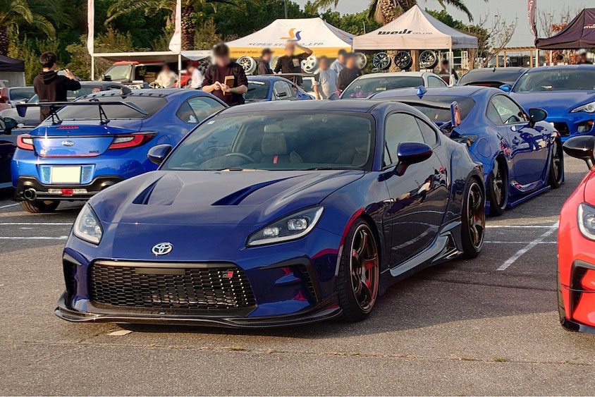 トヨタGR86＠イベント会場レフトビュー