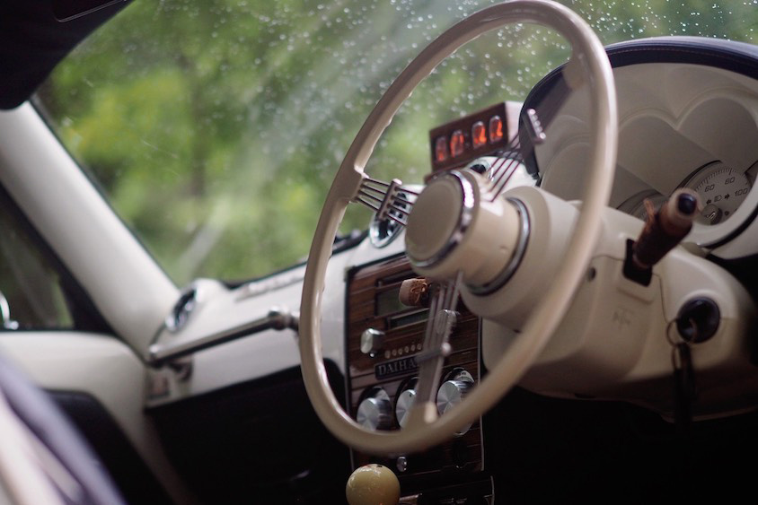 ダイハツコペンステアリング