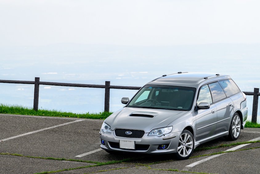 スバルレガシィ＠駐車場