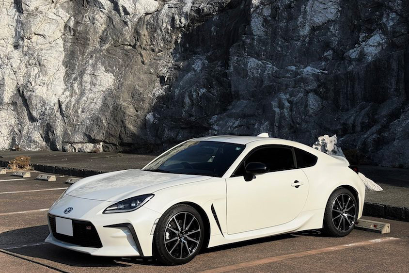 トヨタGR86＠岩壁前