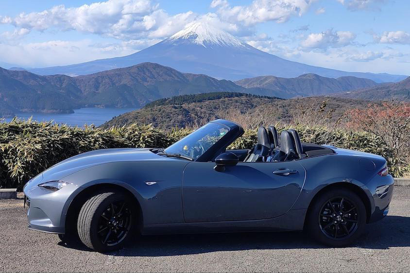 マツダロードスター＠大観山展望台