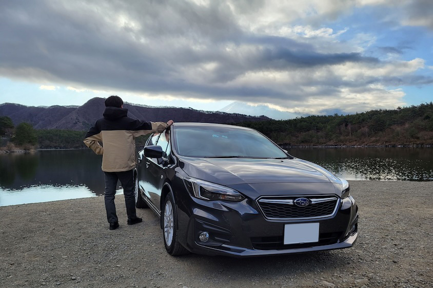 スバルインプレッサとオーナー氏