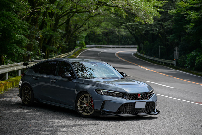 ターンパイクのホンダシビックタイプR