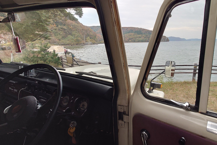 三菱ジープ運転台