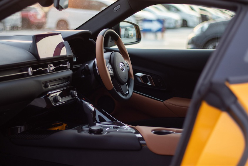 トヨタGRスープラ運転席