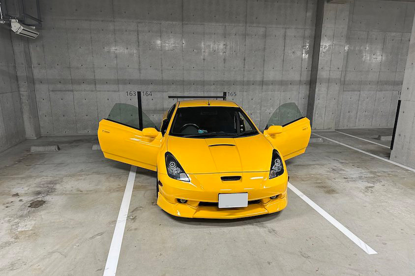 トヨタセリカ色変更後