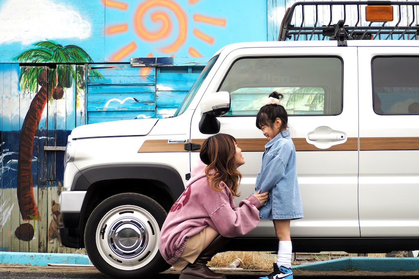 ご家族とスズキハスラー01