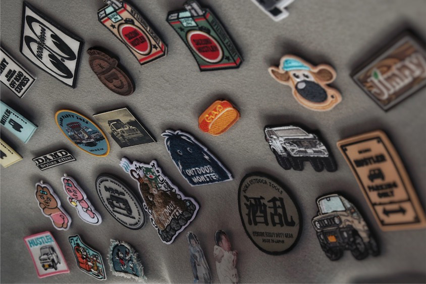 デコレートしたワッペン