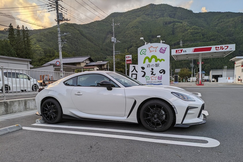 トヨタGR86＠道の駅うえの