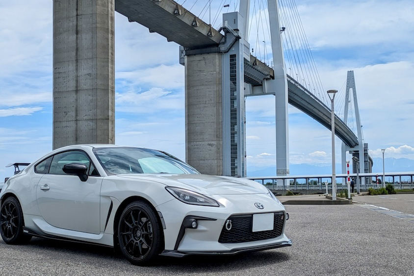 トヨタGR86＠新湊大橋