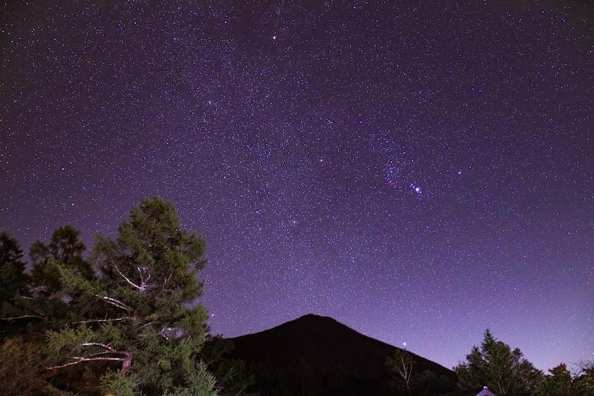 満天の星空