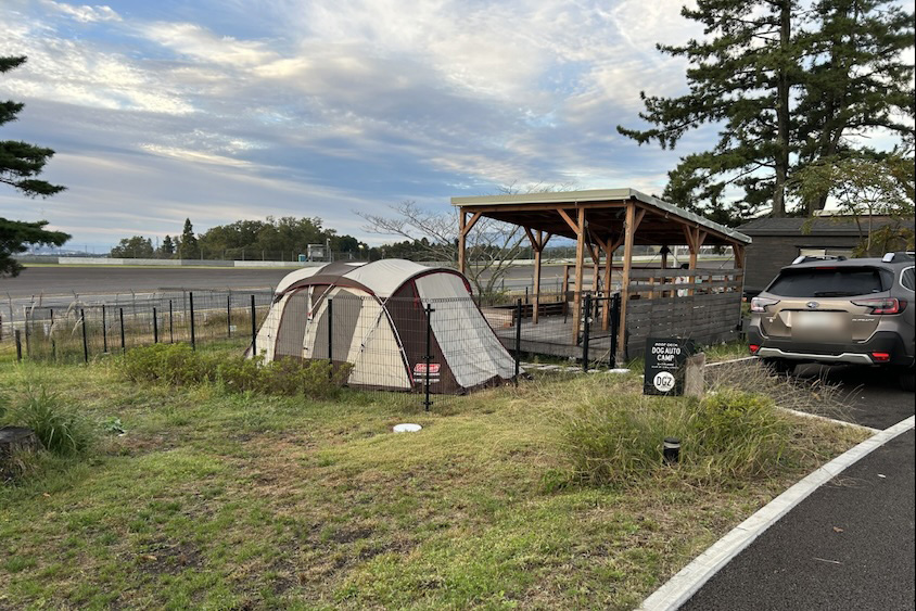 スバルアウトバックのFSWキャンプ