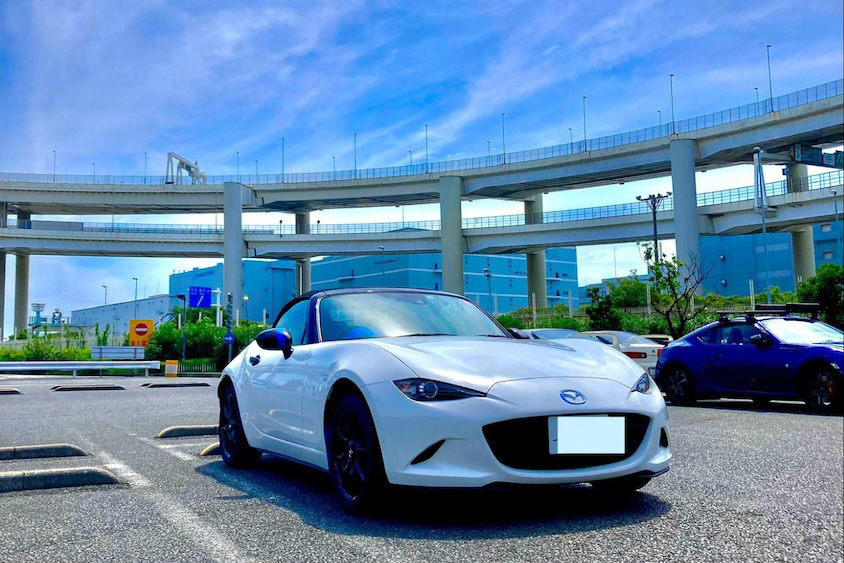 マツダロードスター＠大黒PA