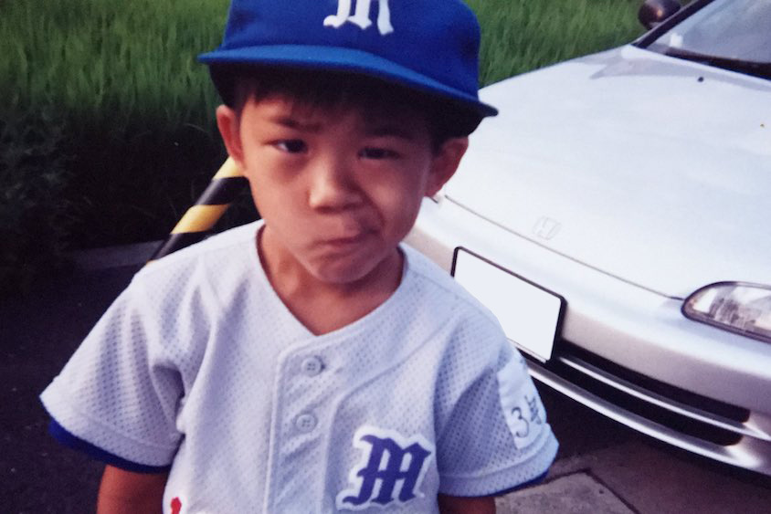 幼少期のオーナーと当時の車02