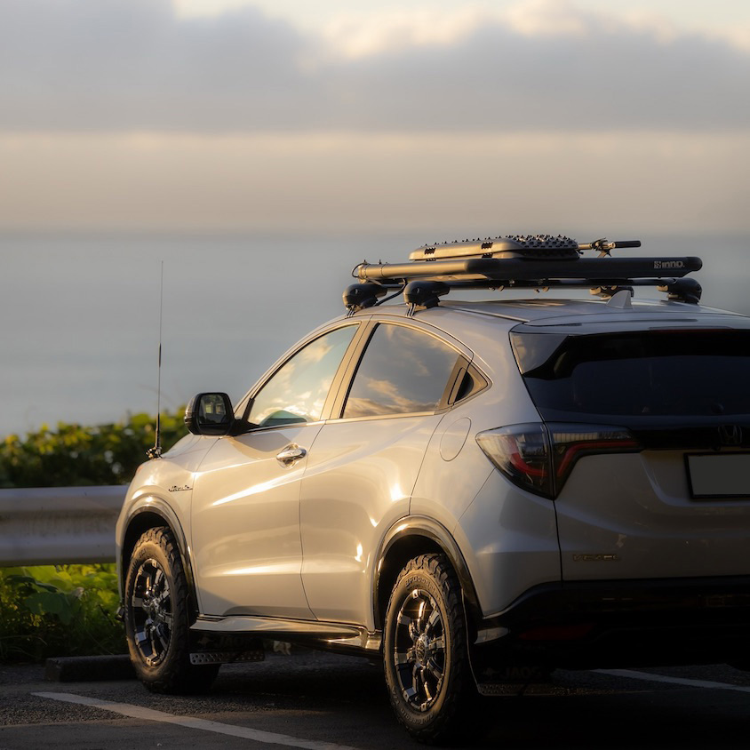 海辺のホンダヴェゼル