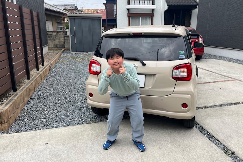 トヨタパッソとお子さん